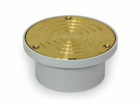 Bolted Trap Screw In Pipe Brass Lid 100mm