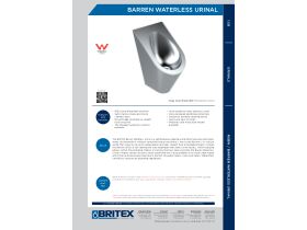 Technical Guide - Britex Barren Waterless Stainless Urinal