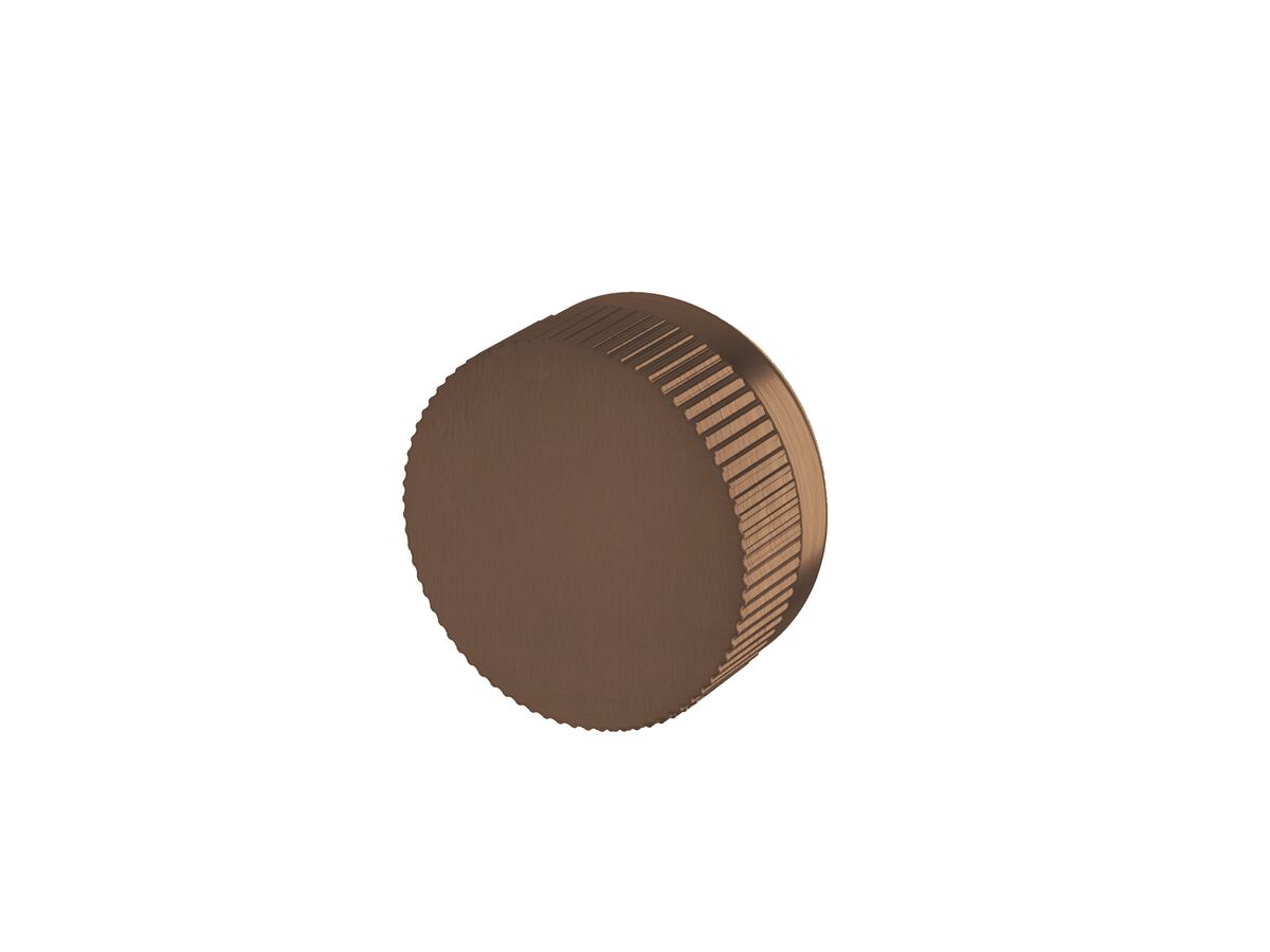 Milli Pure Diverter with Linear Textured Handle PVD Brushed Bronze
