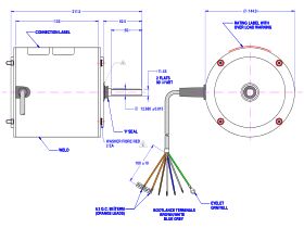 Fan Motor 8061S148-01S 410W