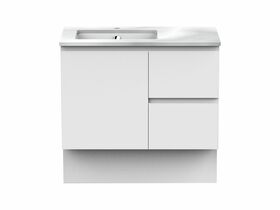 ADP Essence MKII Vanity Unit with Kick 1Door & 2 Draws No Basin 900