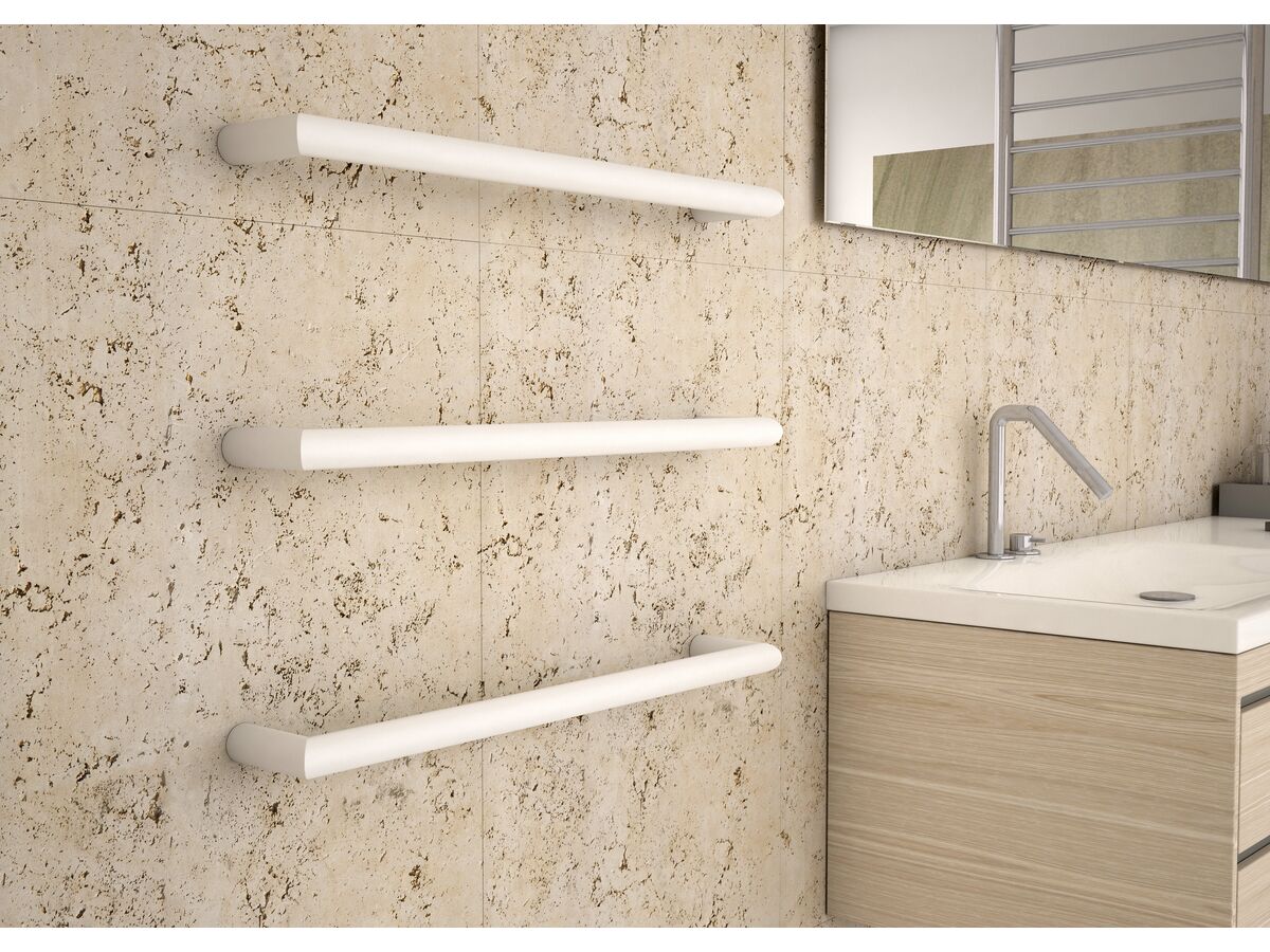 Kado Lux Bar Non Heated Towel Rail 432 (Each) White from Reece