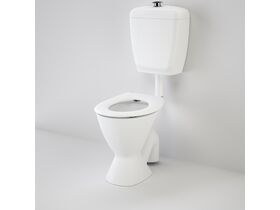Caroma Care 300 Bottom Inlet Toilet Suite S Trap with Caravelle Single Flap Seat White (3 Star)