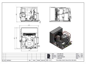 Tecumseh EVO Condensing Unit 2hp R404 LBP EPCL2480Z-1 Phase