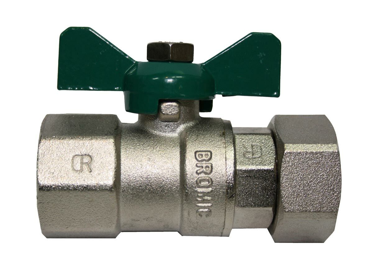Ball Valve Short Handle (Female x Female Swivel Nut) 20mm from Reece