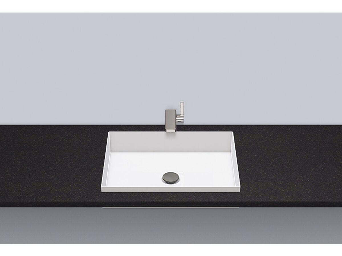 Alape Metaphor Semi Inset Basin 500mm White