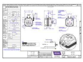 Specification Sheet - Universal Square Fan Motor 10 watt