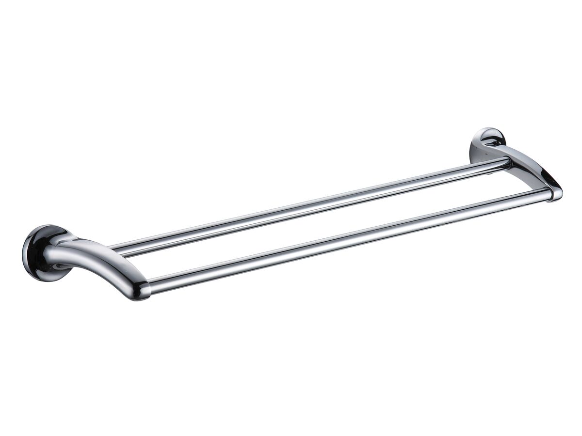Base Double Towel Rail 800mm Chrome from Reece