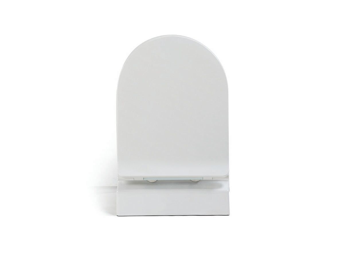 Kado Lux Wall Hung Pan with Soft Close Quick Release Seat Thin White (4 Star)