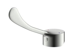 Hero - Posh Solus Extended Lever Only 200 Brushed Nickel