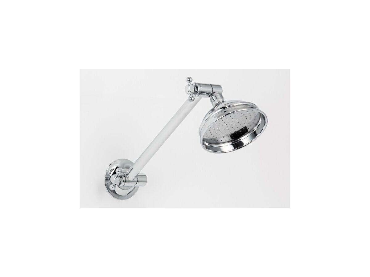 Shower Roses Reece Heritage/Roulette Adjustable Shower Arm + Rose Chrome (3 Star) from Reece