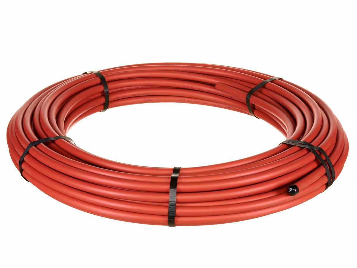 Auspex Pipe PEX 100 Red 20mm x 50mtr from Reece