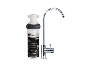 Puretec Z18 Quick-twist Water Filter System with DFU180 Long Reach LED Faucet