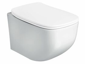 AXA Five Wall Hung Rimless Pan Only White (4 Star)