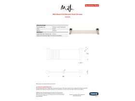 Specification Sheet - Milli Mood Edit Shower Shelf Chrome