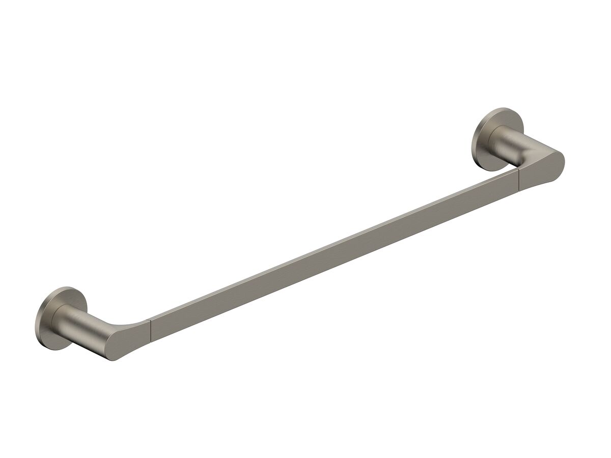 Mizu Silk Single Towel Rail 750mm Brushed Nickel from Reece