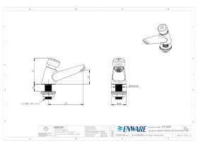 Enware Timed Self Closing Pillar Tap (7 Seconds) (6 Star)