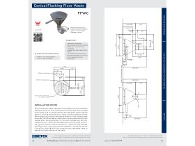 Installation Instructions - Britex Conical Flushing Floor Waste