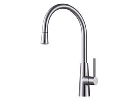 Franke Olten Gooseneck Pullout Sink Mixer Stainless Steel (4 Star)