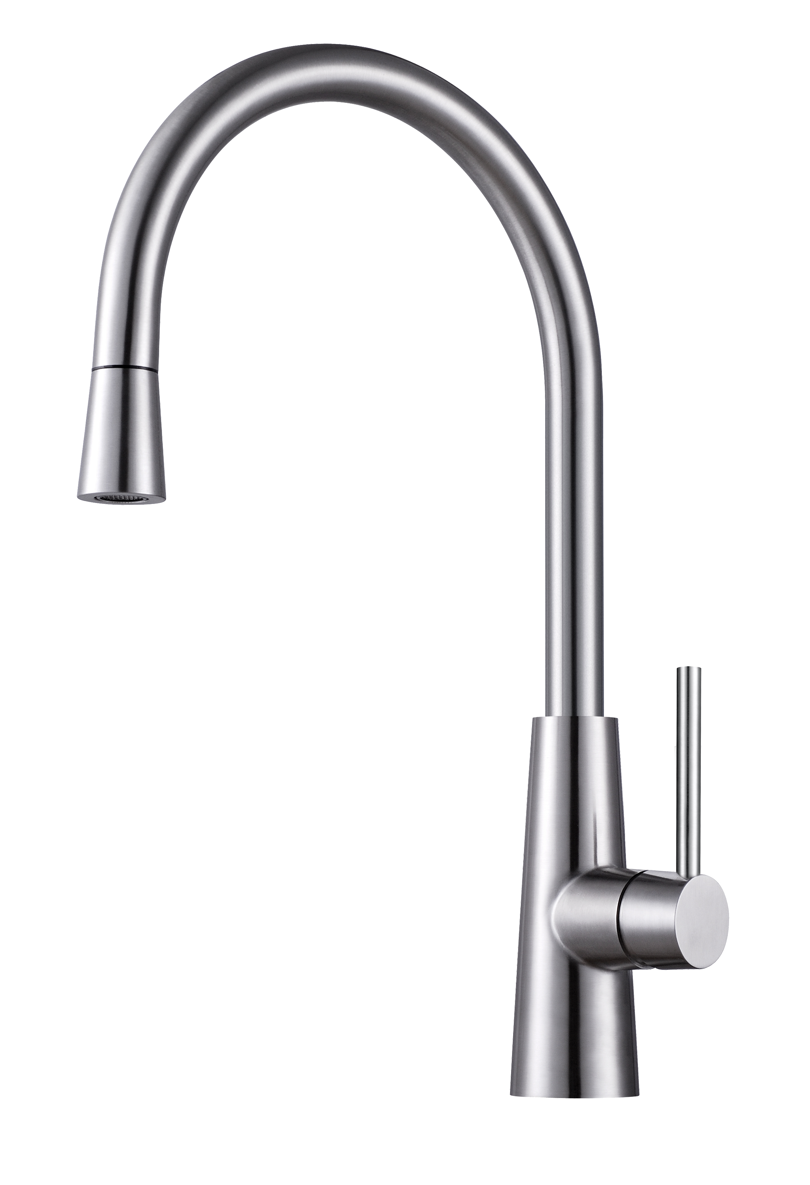 Franke Olten Gooseneck Pull Out Sink Mixer Stainless Steel (4 Star