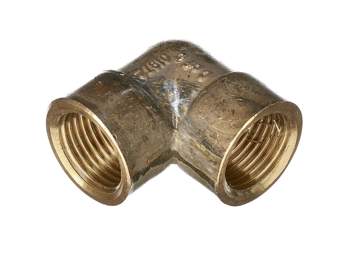 Brass Elbow Female Female 15mm From Reece