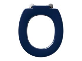 Portman 21 Single Flap Toilet Seat Steel Blue