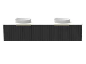 Kado Neue All-Drawer 1800 Double Bowl Wall Hung Friday Quartz