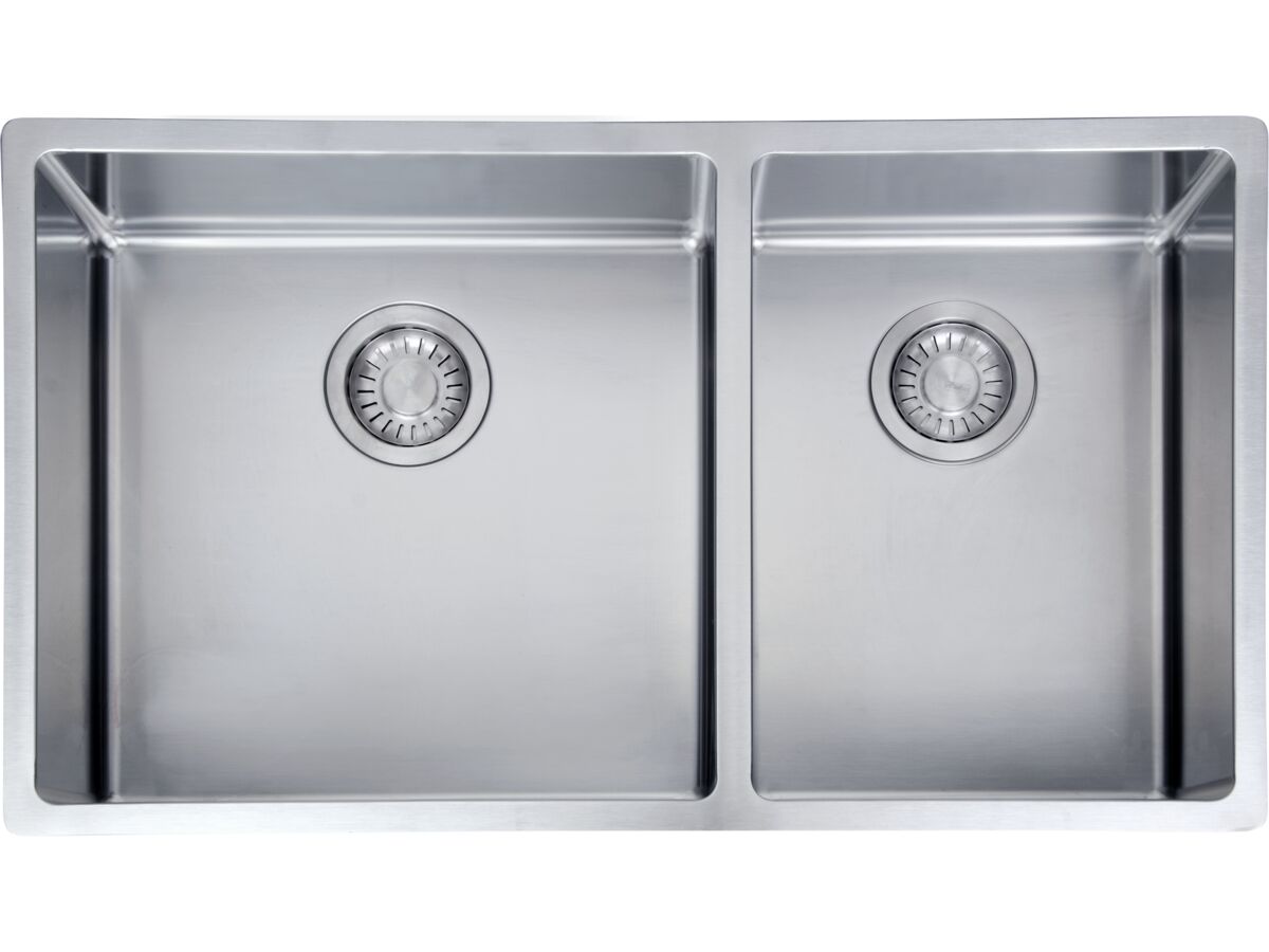 Franke Bow BXX22042/29SBR 1 3/4 Bowl Inset/ Undermount/ Flushmount Sink Stainless Steel from Reece