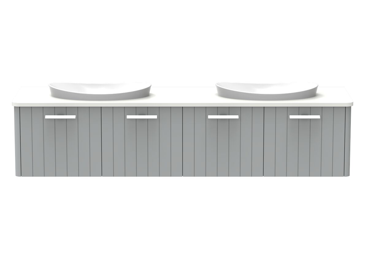 Kado Neue All-Door 1800 Double Bowl Wall Hung Friday Quartz