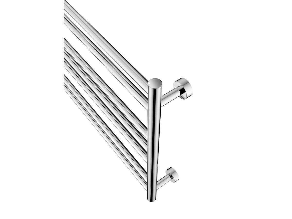 Posh Domaine Heated Towel Rail 750 x 600mm Polished Stainless Steel