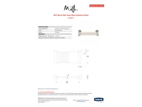 Specification Sheet - Milli Mood Edit Soap Dish Brushed Nickel