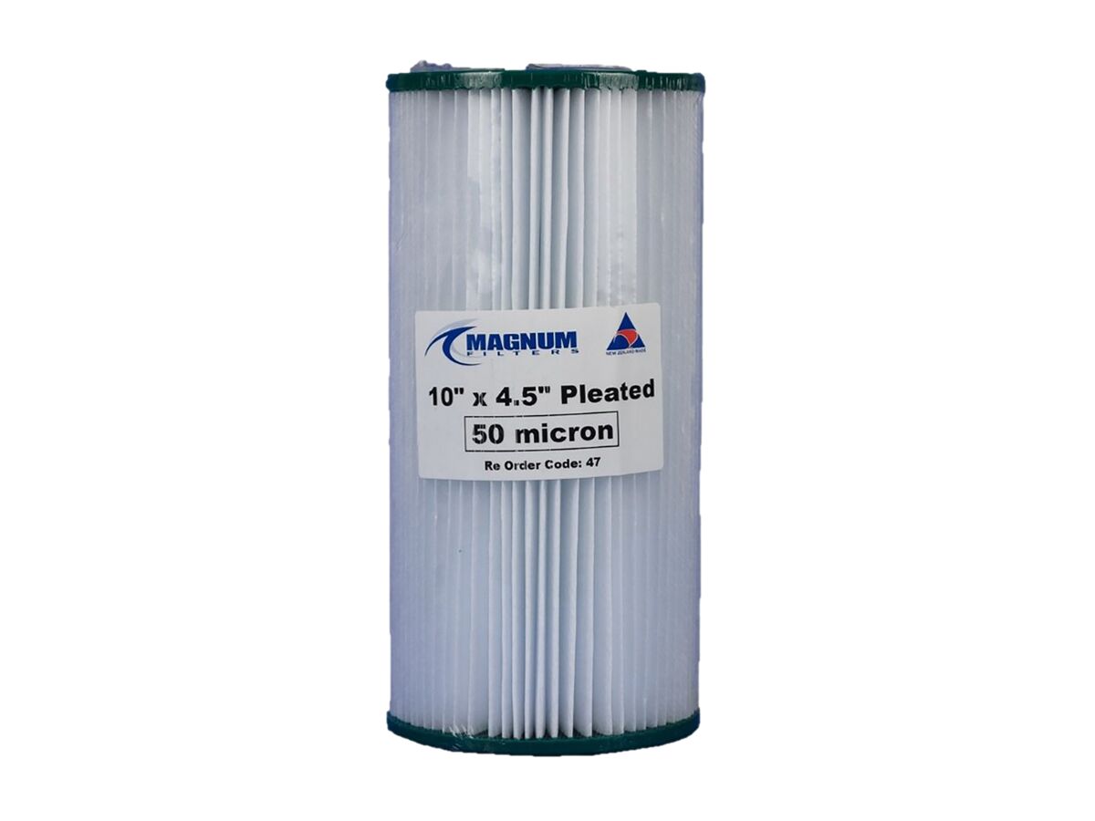 10" x 4.5" 5Mic Pleated Sediment Filter