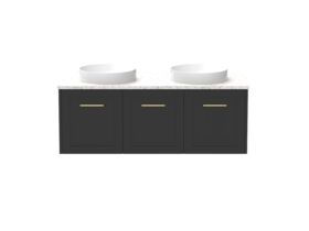 Kado Lux All Door 1200mm Double Bowl Wall Hung Caesarstone