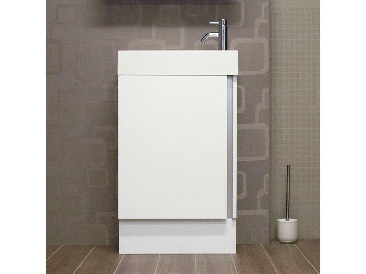 ADP Companion 500mm x 250mm Vanity Unit with Kick 1 Door from Reece