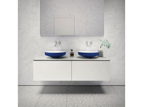 Venice 450 Counter Basin Solid Surface Softskin Gentian Blue