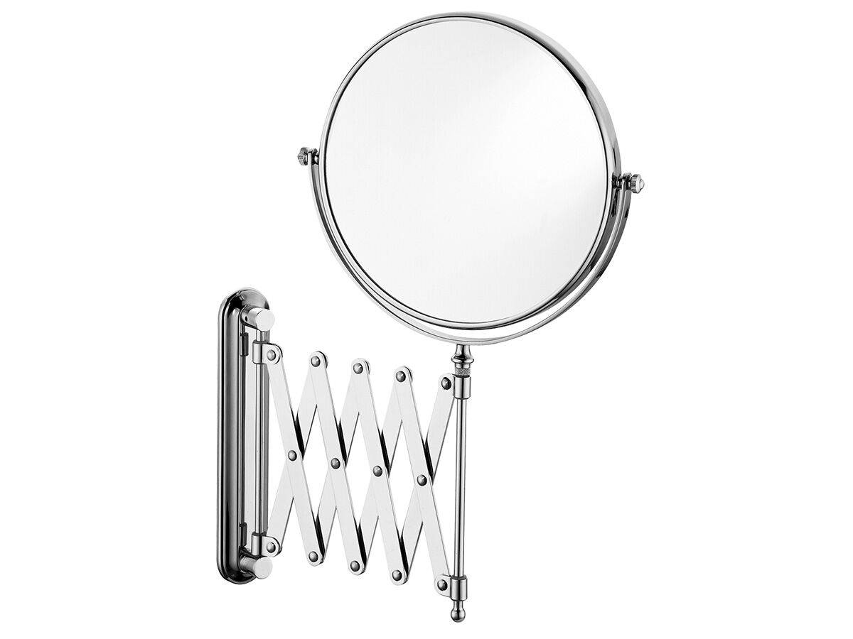 Mizu Silk Wall Mounted Scissors Arm Mirror 494mm Chrome from Reece