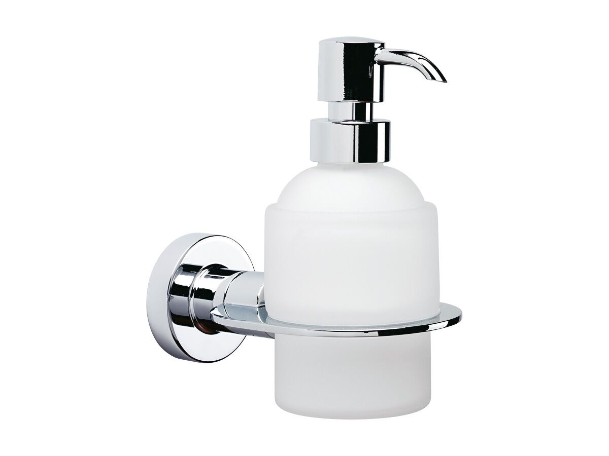 Sonia Tecno Wall Mounted Soap Dispenser Chrome/ Glass