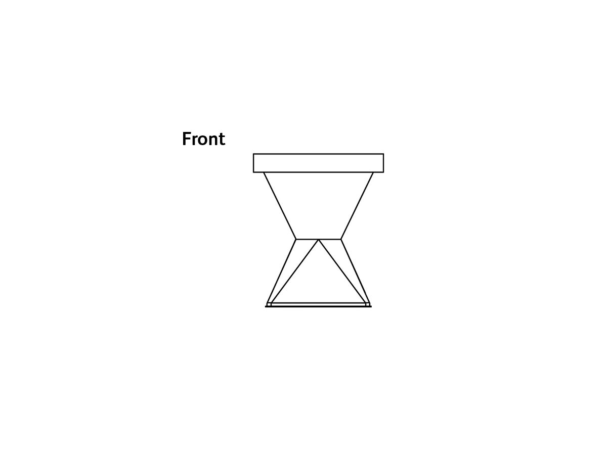 3Monkeez Pedestal Pan S Trap Stainless Steel (3 Star)