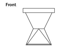 3Monkeez Pedestal Pan S Trap Stainless Steel (3 Star)
