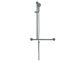 Shower T Rail Slider Handshower Set with 2 Meter Hose Left Hand (4 Star)