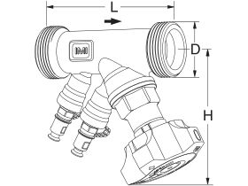 TA Hydronics Balancing Valve STAD-C