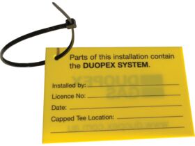Duopex Meter Tags with Cable Ties (10)
