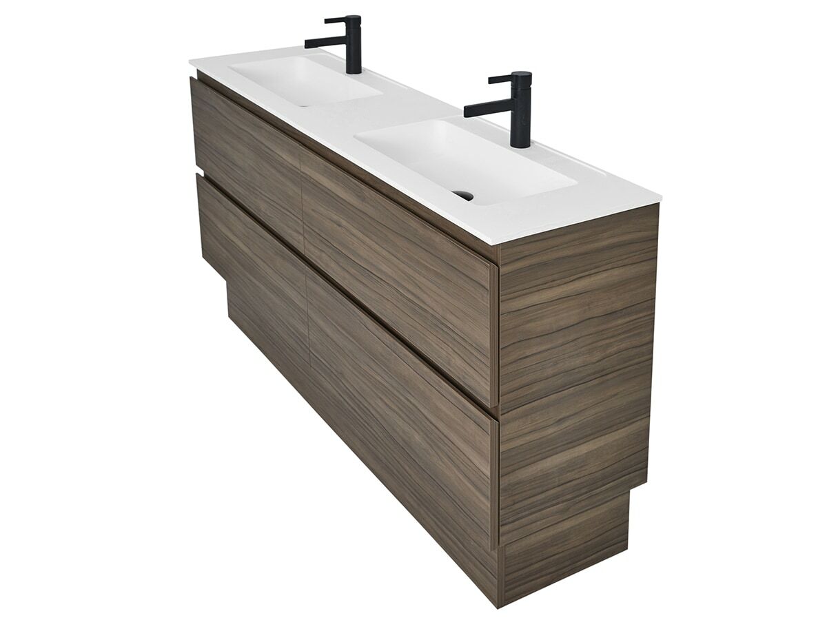 Tasca Slimline 1500mm Freestanding Vanity Unit Double Bowl from Reece