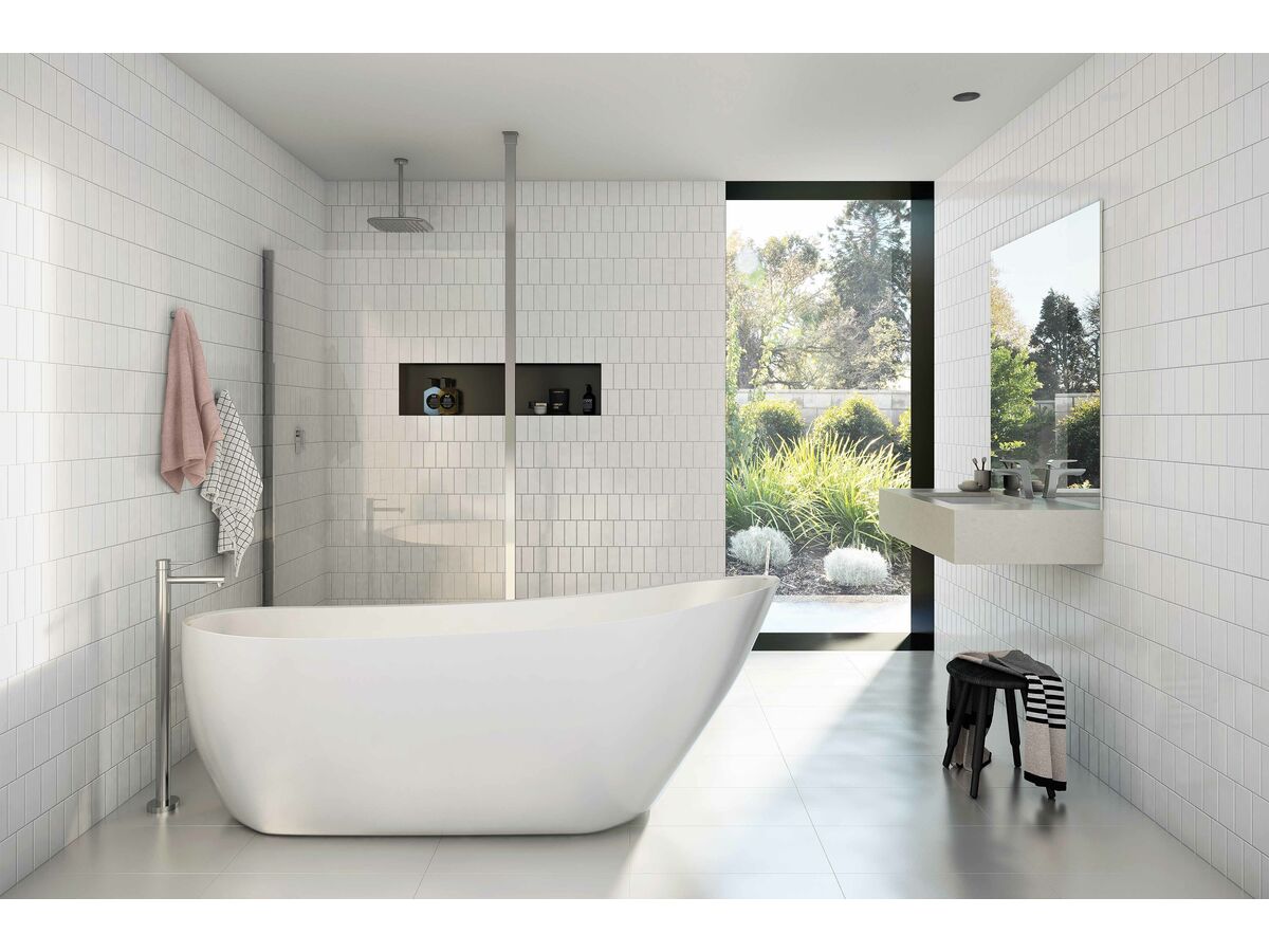 Kado Arc Freestanding Bath 1730mm x 780mm White from Reece