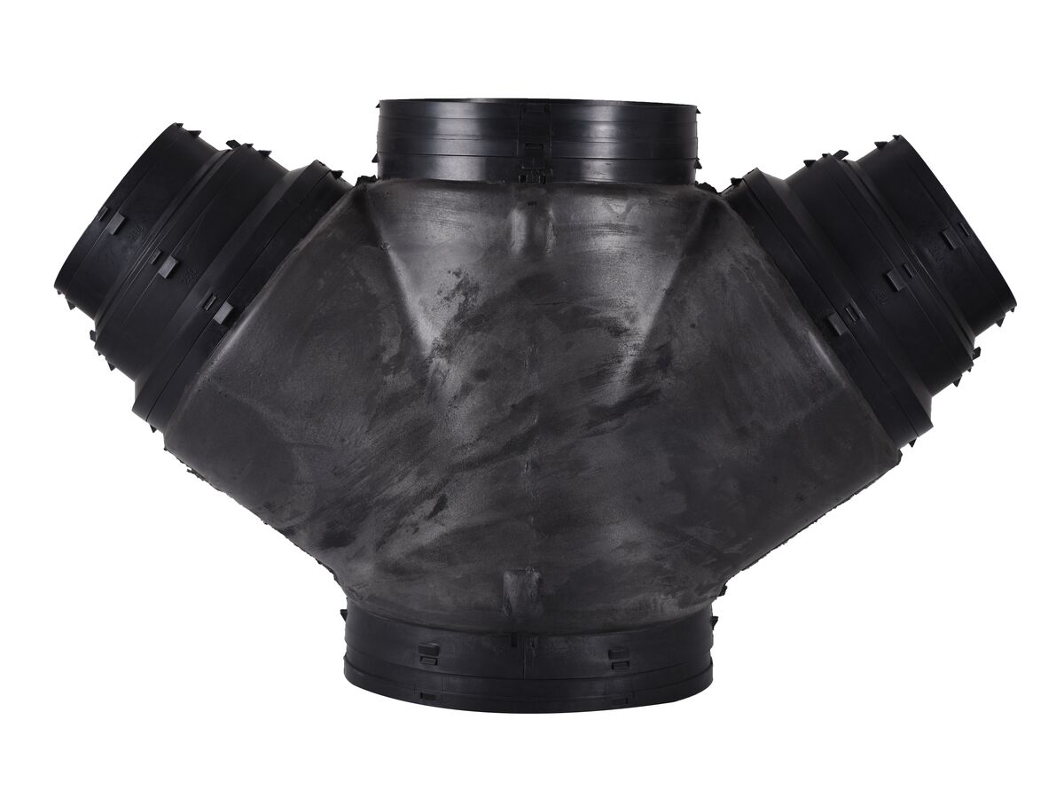 Multisnap Double Branch Take Off Foam Insulated 350mm x 300mm x 200mm x