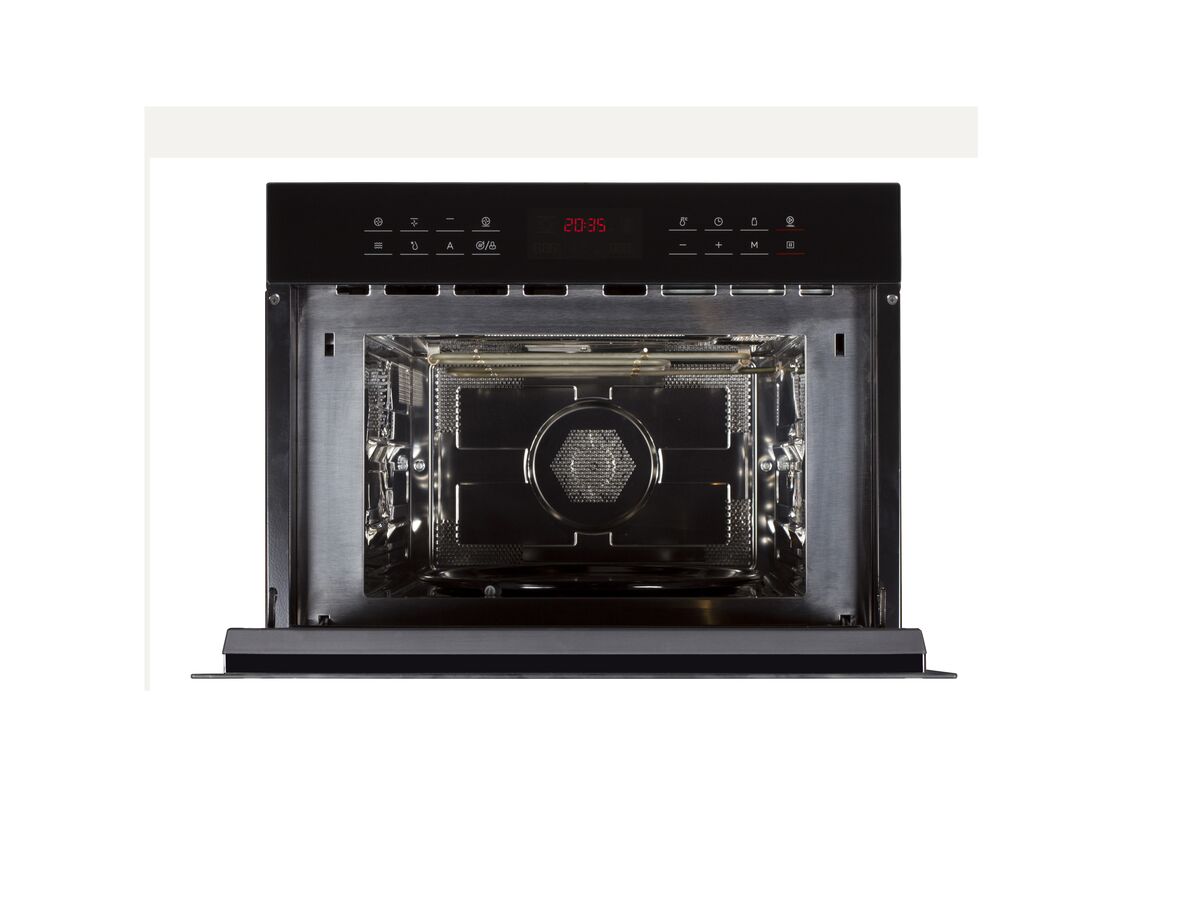 Franke Designer Built In Drop Down Microwave Black from Reece
