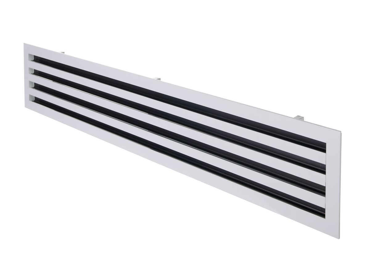 Bradflo UBlade Linear Diffuser 4 Slot Complete 1200mm from Reece