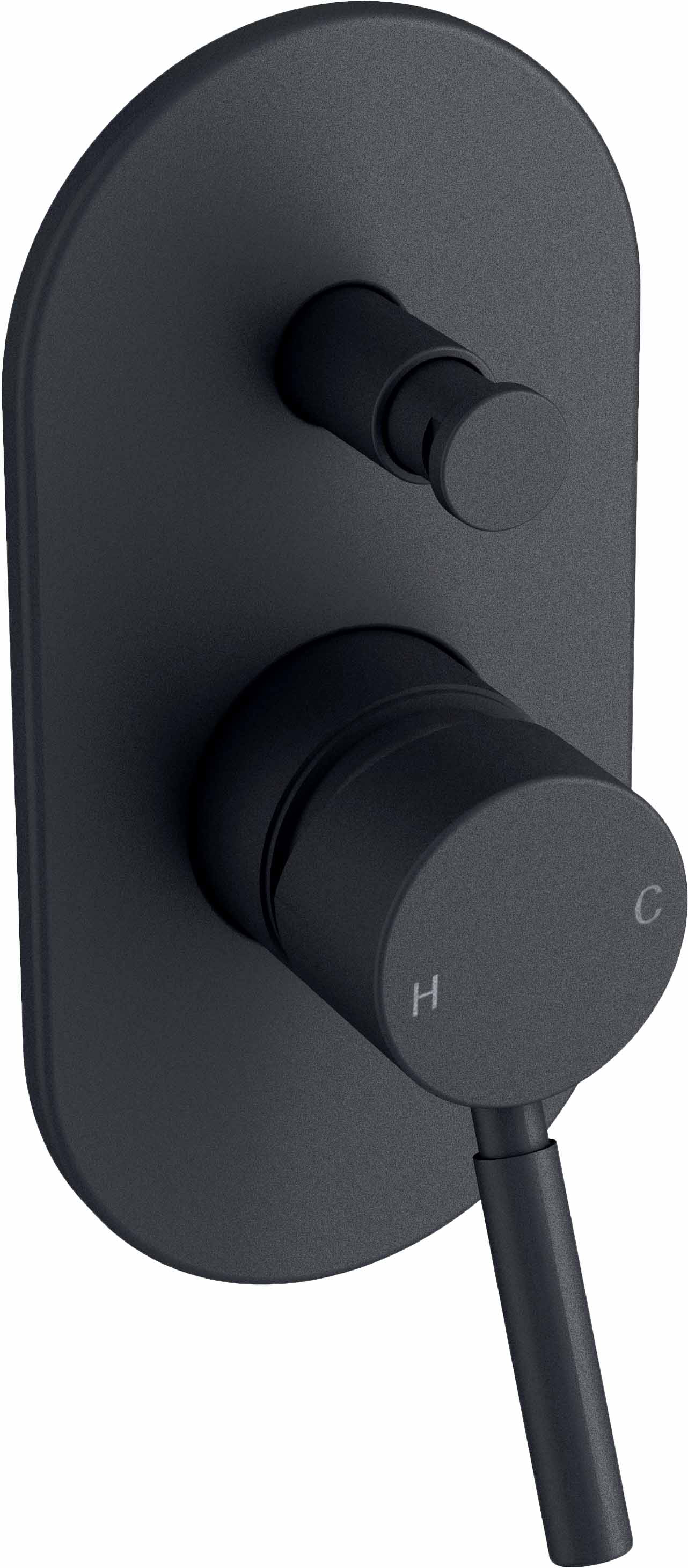 Mizu Drift Shower Mixer Tap with Diverter Matte Black from Reece