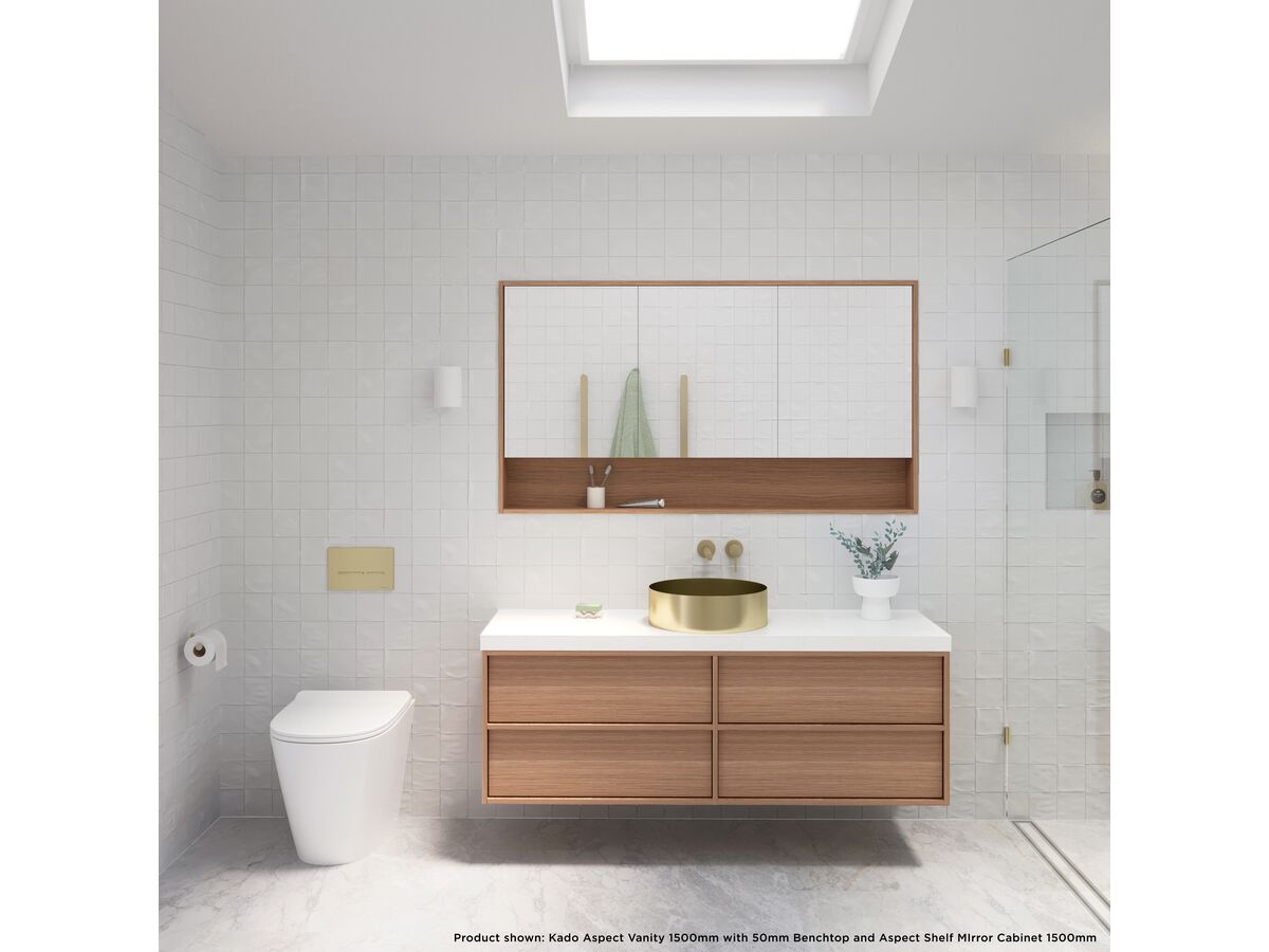 Kado Aspect 1200mm Wall Hung Vanity Unit Caesarstone Top from Reece