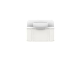 ADP Flo by Alisa & Lysandra All Drawer Vanity Unit Centre Bowl 750 Friday Quartz Top 1 Drawer (No Basin)